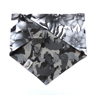 Bandana Floral/Camuflado Urso 