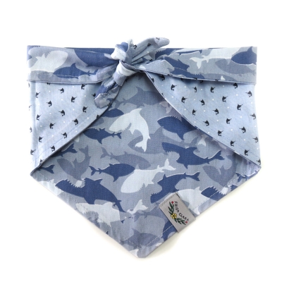 BANDANA CAMUFLADA TUBARÃO AZUL